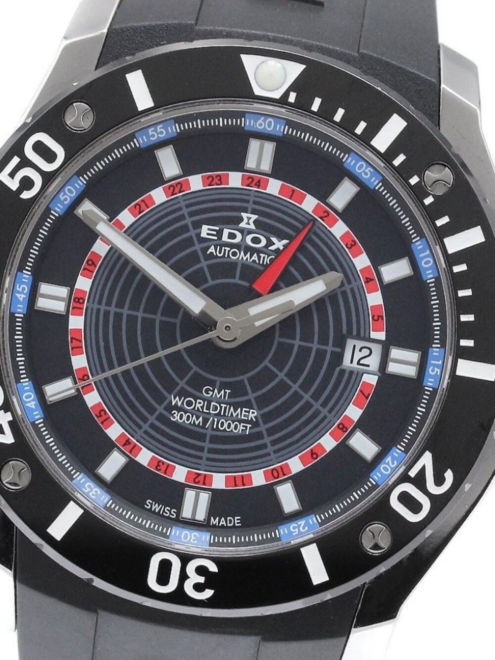 EDOX Class One GMT World Timer 93005 Date Automatic Men's Watch_961559